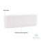 Flower Vase Acrylic Oval - Decorative Centerpiece for Home or Wedding - Non Breakable Plastic, 4" X12 Short Rounded - White